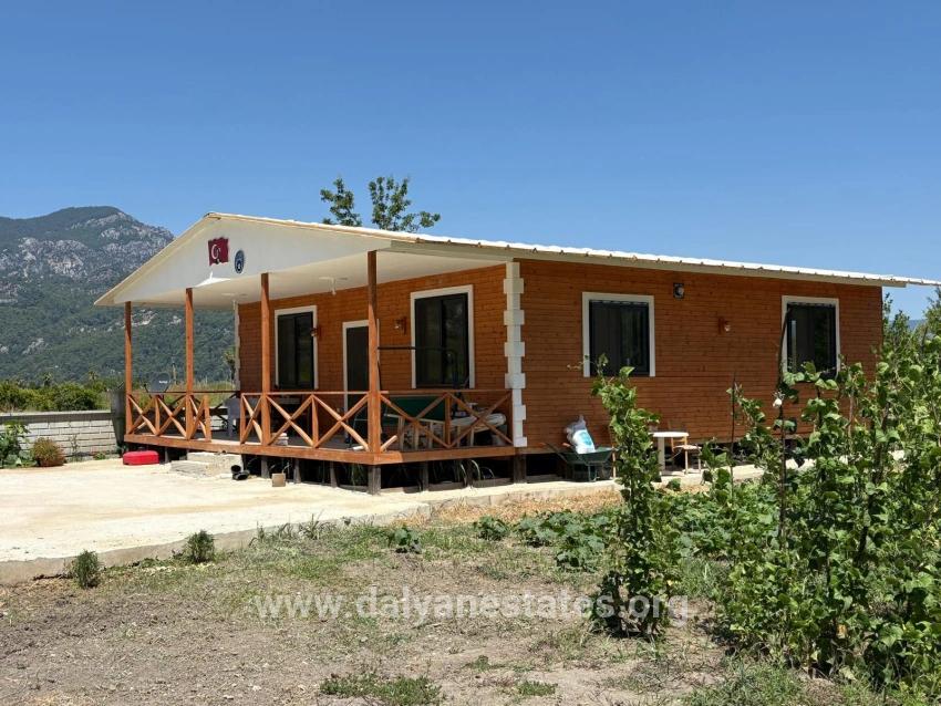 Freistehendes Holzhaus Mit 120 M² Wohnfläche Auf Einem 2500 M² Großen Grundstück In Der Gegend Von Dalyan Karadağ