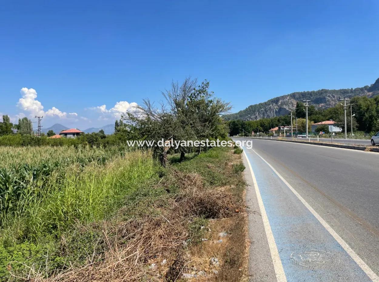 Dalyan Hauptstraße Null Grundstück Zum Verkauf 8115M2 Gewerbegrundstück Zum Verkauf
