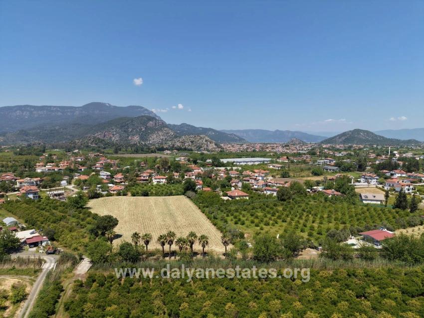 Land For Sale In Okçular, 1050m2, In The Village Residential Area.