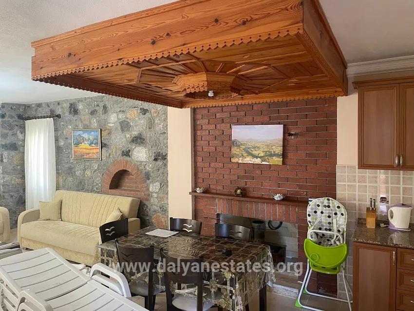 3+1 Villa For Sale In A Site In Dalyan