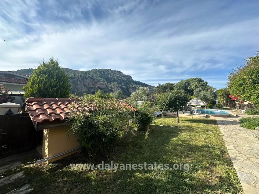 4+1 Villa For Sale In Dalyan, Right On The Canal