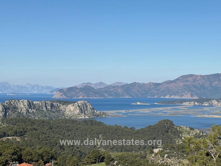 1000m2 Land For Sale With Sea View In Gökbel Village Residential Area