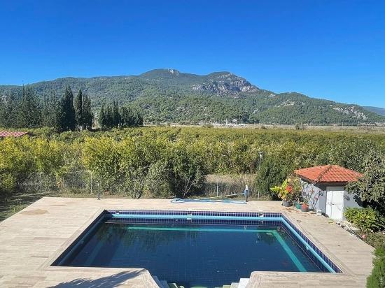 4+2 Villa For Sale On A 6000m2 Plot In Dalyan Gülpınar