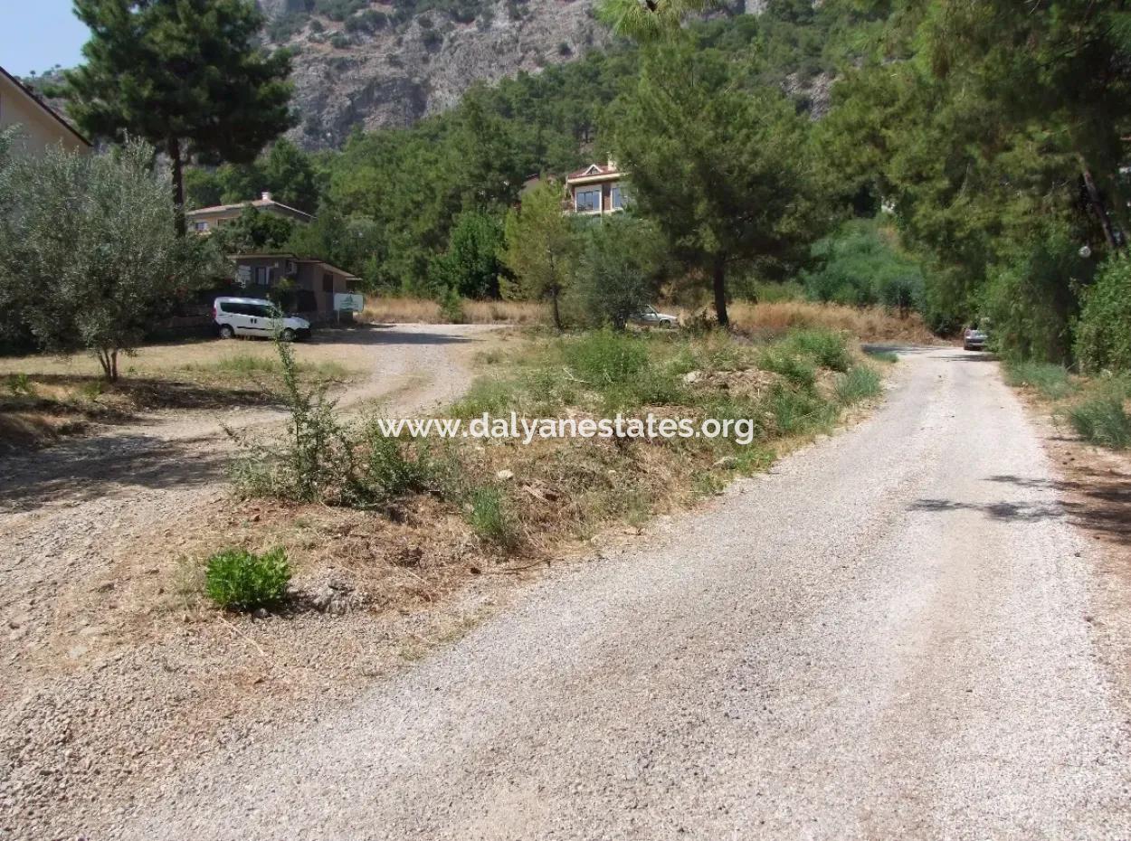 Land For Sale In Gocek Fethiye Göcekde 2017M2 Land For Sale With Full Sea View