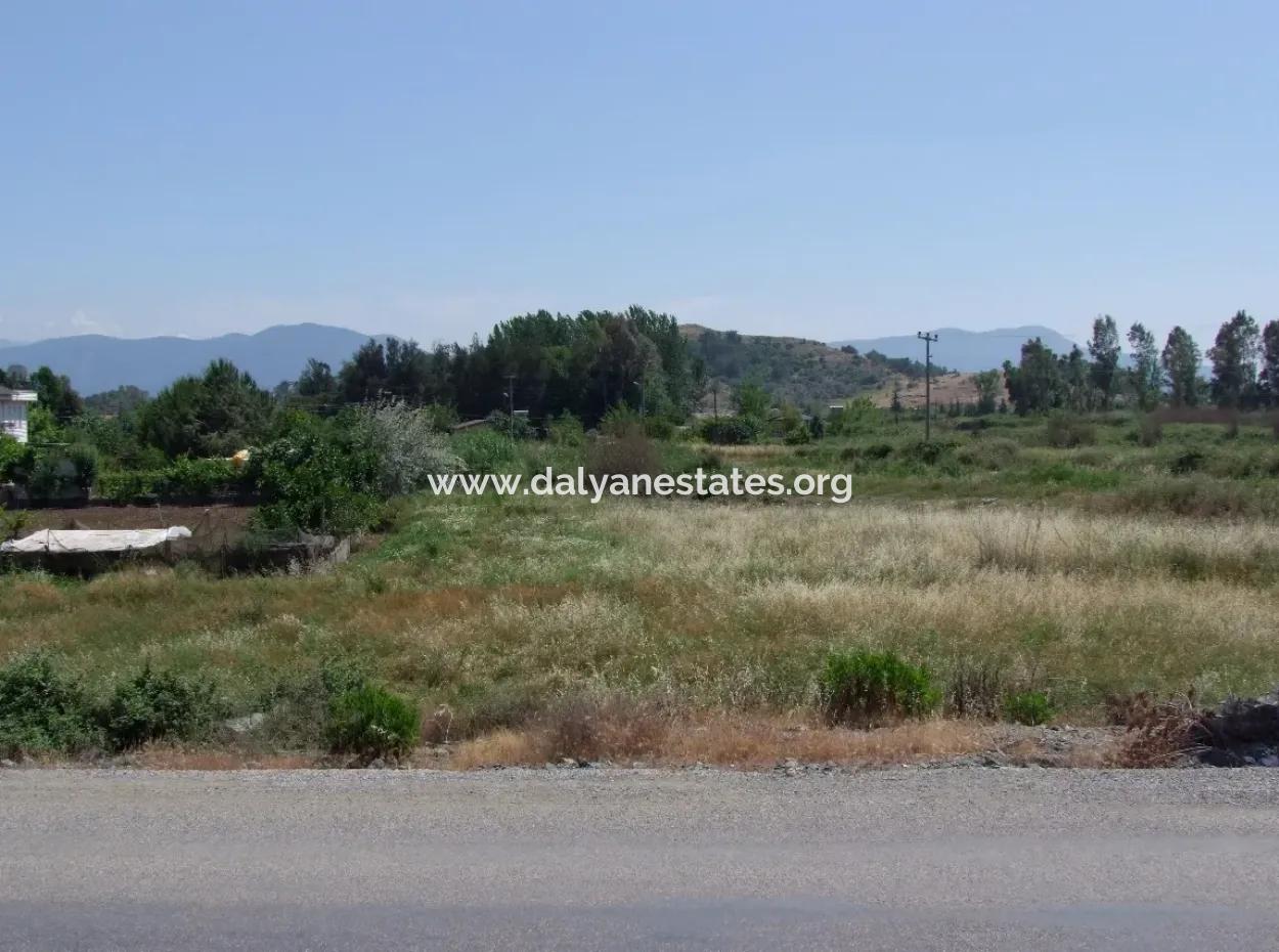 Commercial Plot 2500M2 Plot For Sale Bargain For Sale In Fethiye From The Main Road To Zero