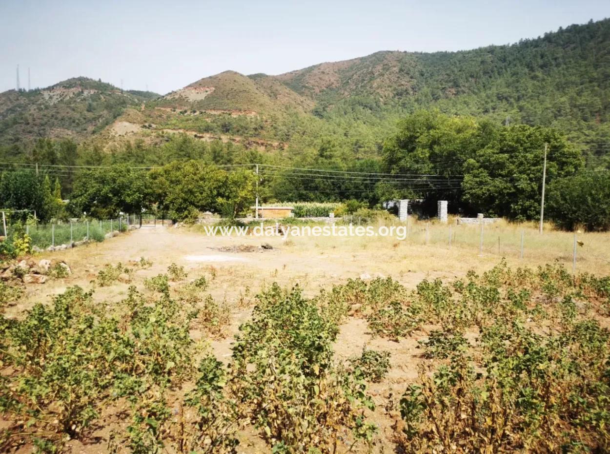 1245M2  Land For Sale In Marmaris Çamlı
