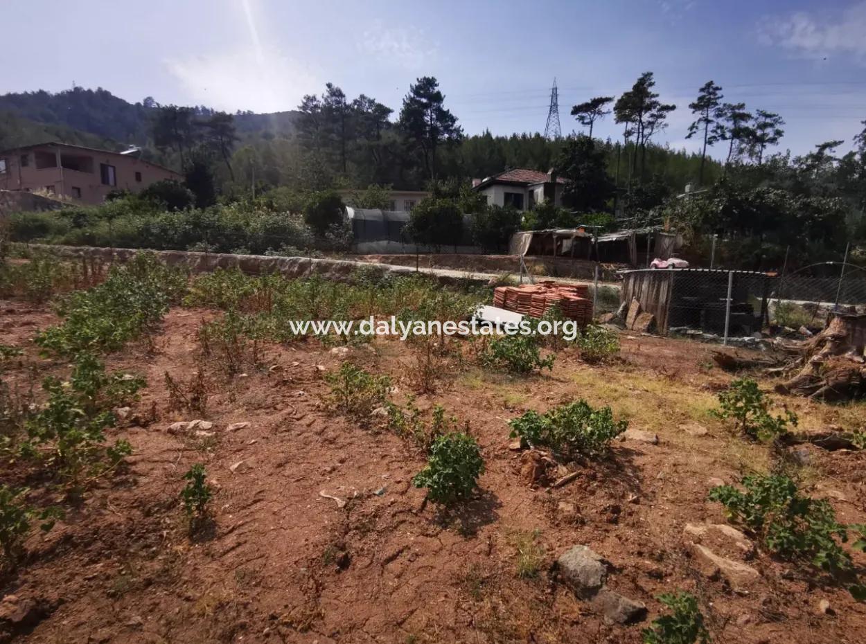 1245M2  Land For Sale In Marmaris Çamlı