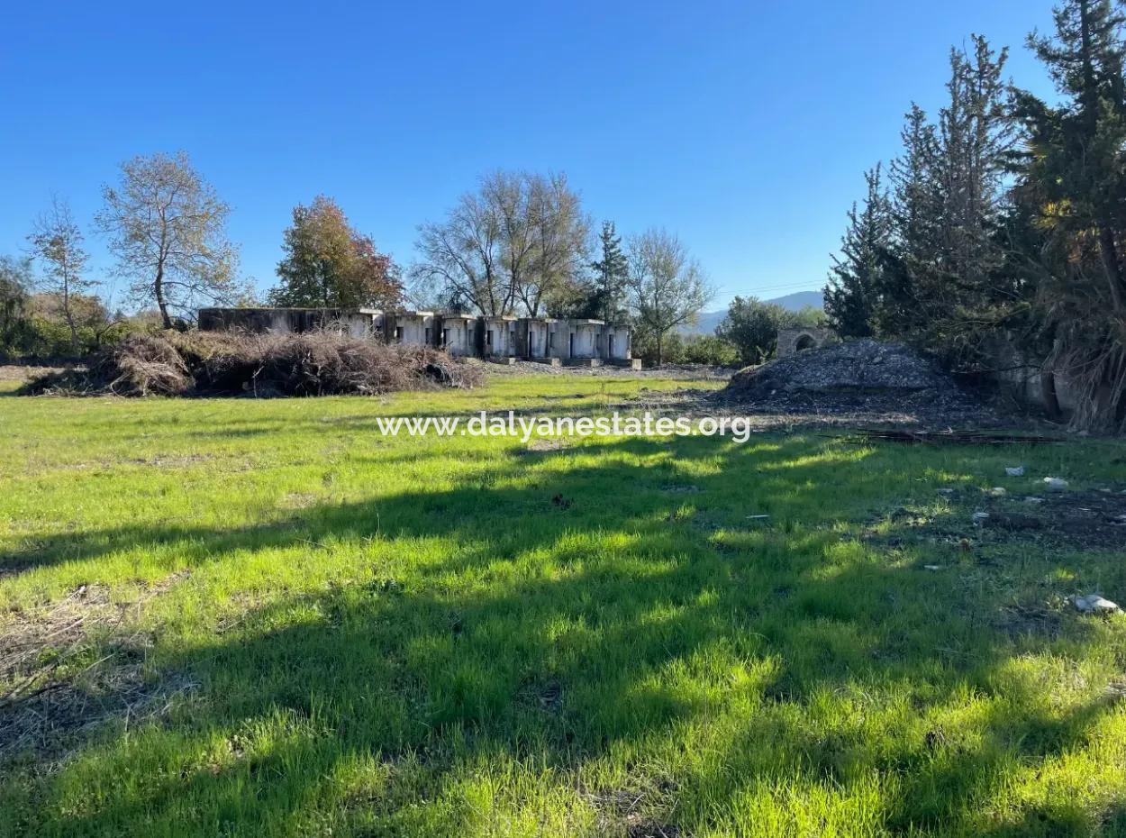 Land For Sale In Dalyan Gülpınar On The Main Road 9,037M2