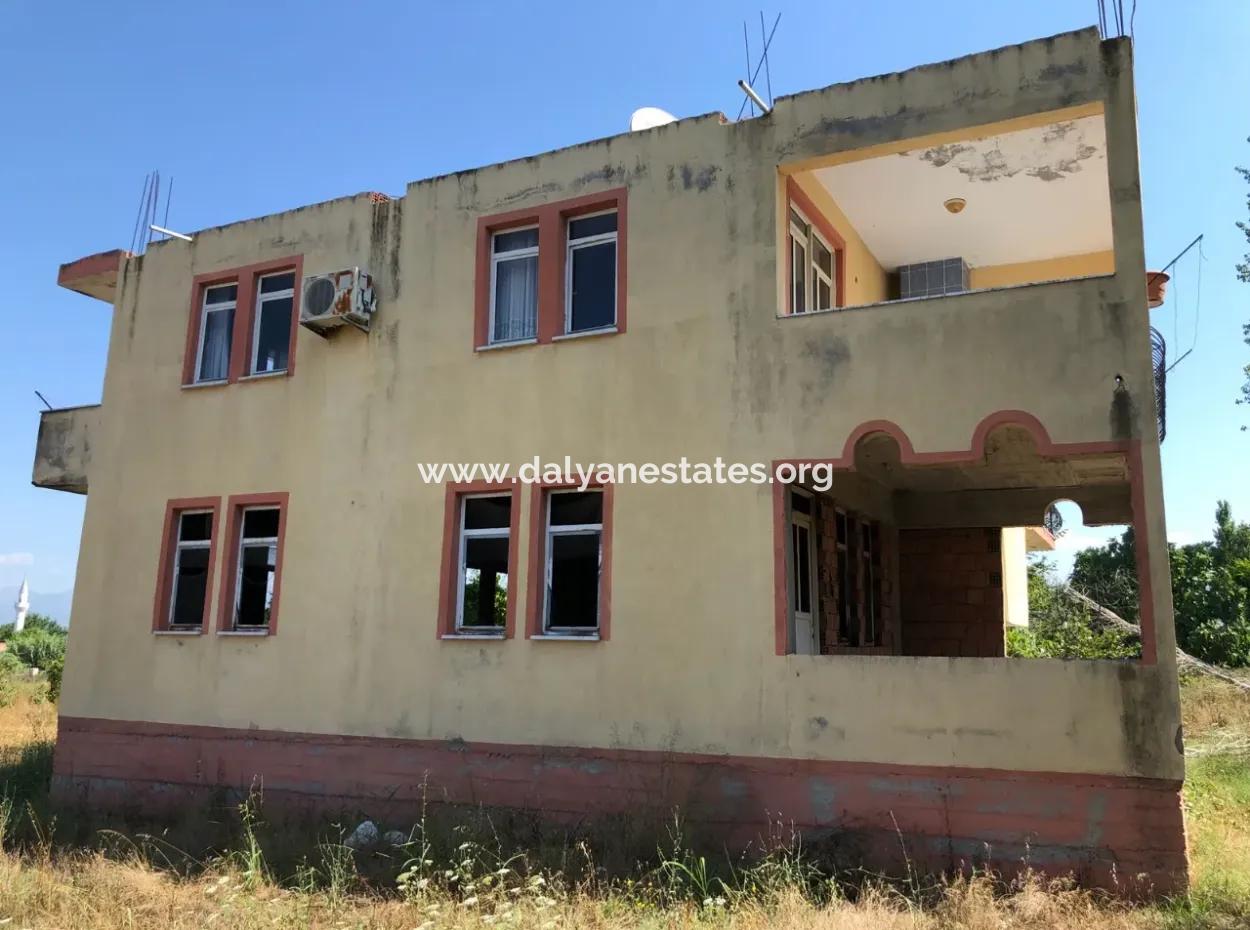2 Storey House Villa For Sale In 727M2 Land In Seydikemer